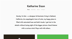 Desktop Screenshot of katharinesison.com