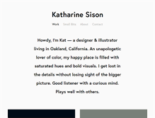 Tablet Screenshot of katharinesison.com